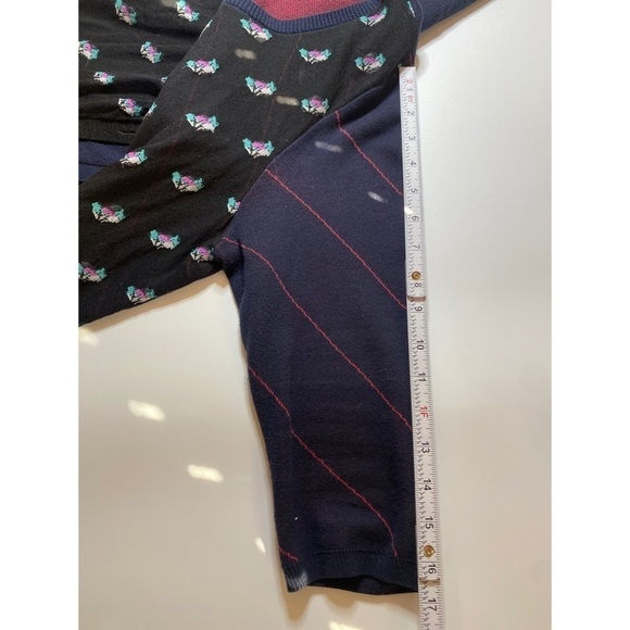 Anthropologie Moth Pistriped Fox pattern Vest Cardigan - Picture 11 of 11